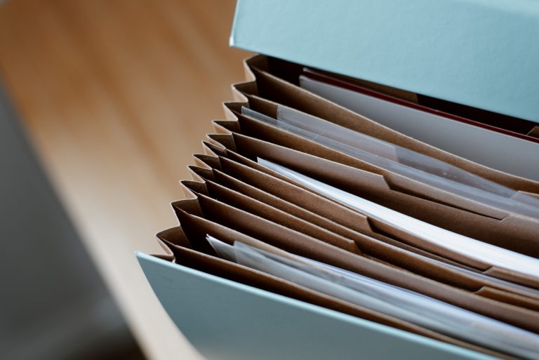 A file with documents