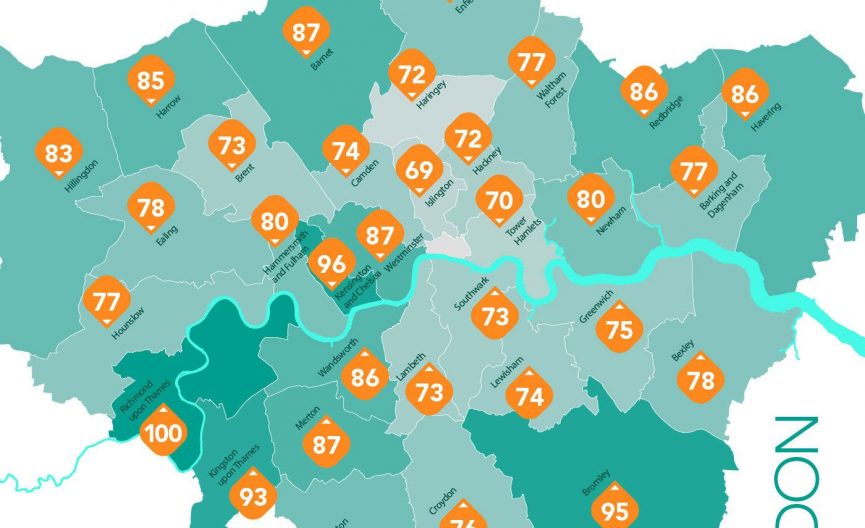 Attic Self Storage: Average house price in London 